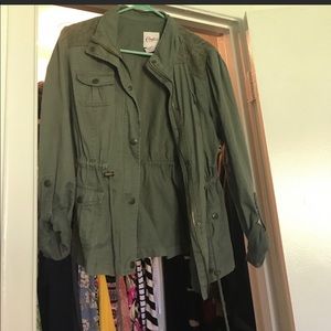 Fitted army style jacket